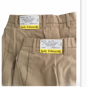 NWT Pack of 2 Golf High Rise High Waist Khaki Shorts. Size 16W.